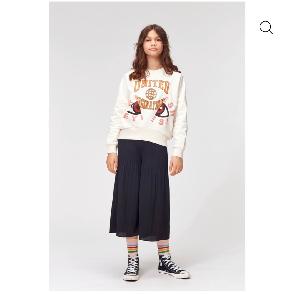 Molo Black Midi Pants  for Kids. Aldora. Dress up or down